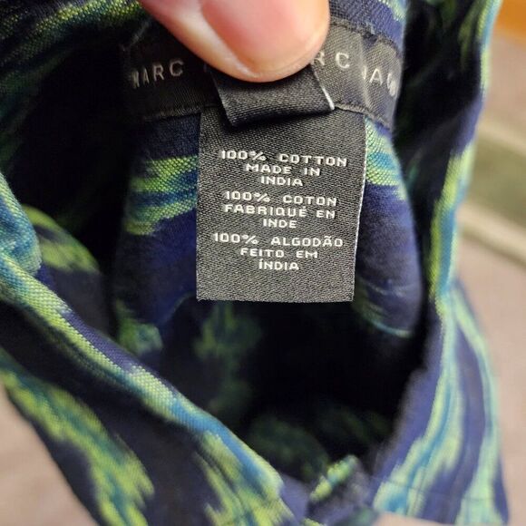 Marc by Marc Jacobs Gettysburg Blue Short-Sleeved Button-Up Shir - Picture 5 of 9